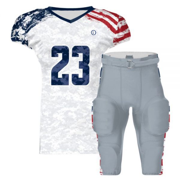 US Flag American Footbal Uniform
