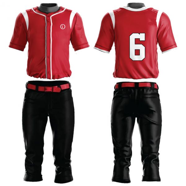 Satin Fabric Baseball Uniform