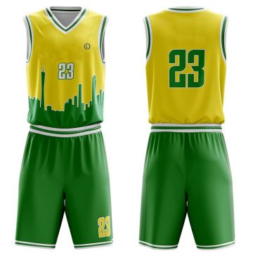 Sublimation Printed Basketball Uniform
